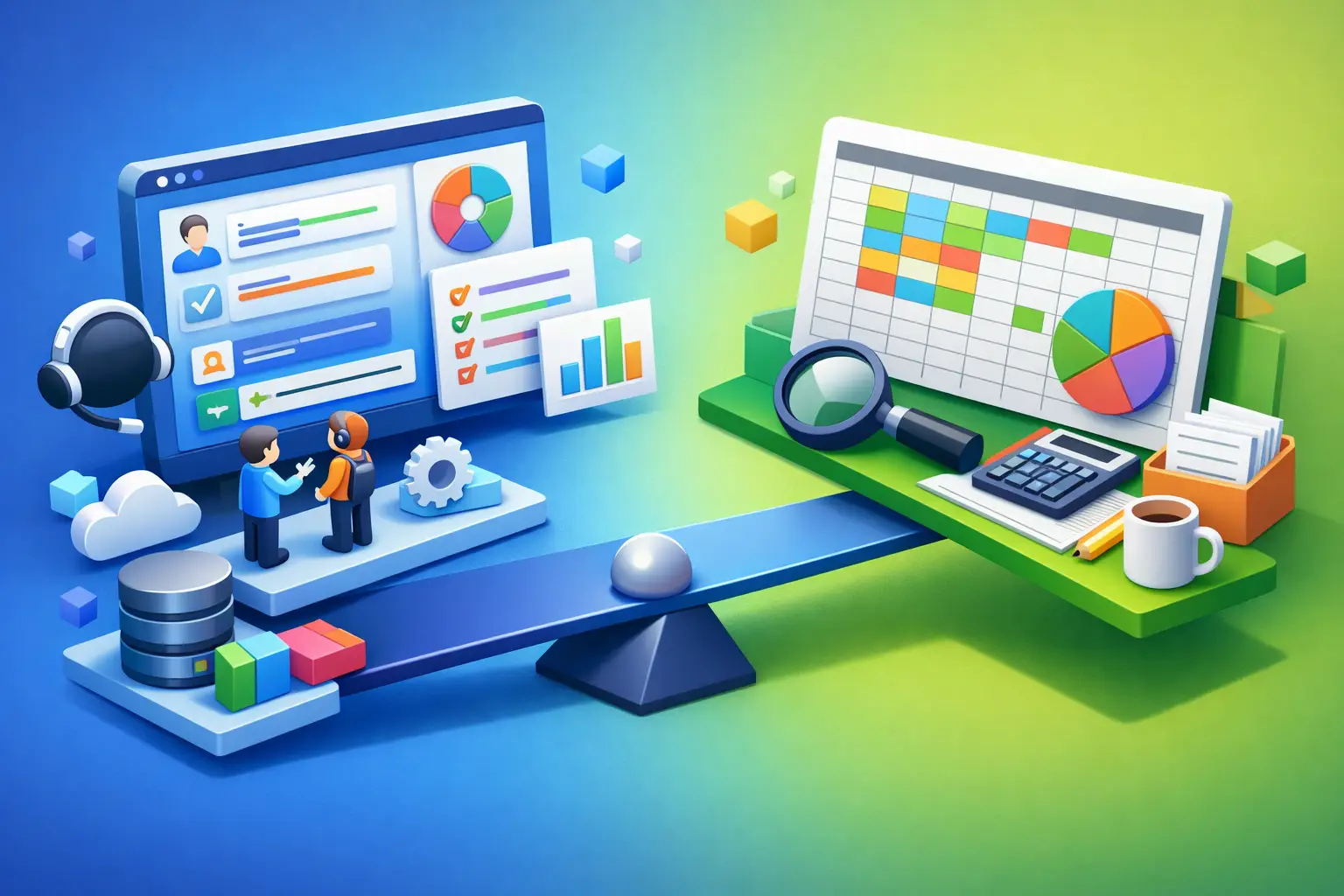 CRM para serviços vs planilhas: qual escala?
