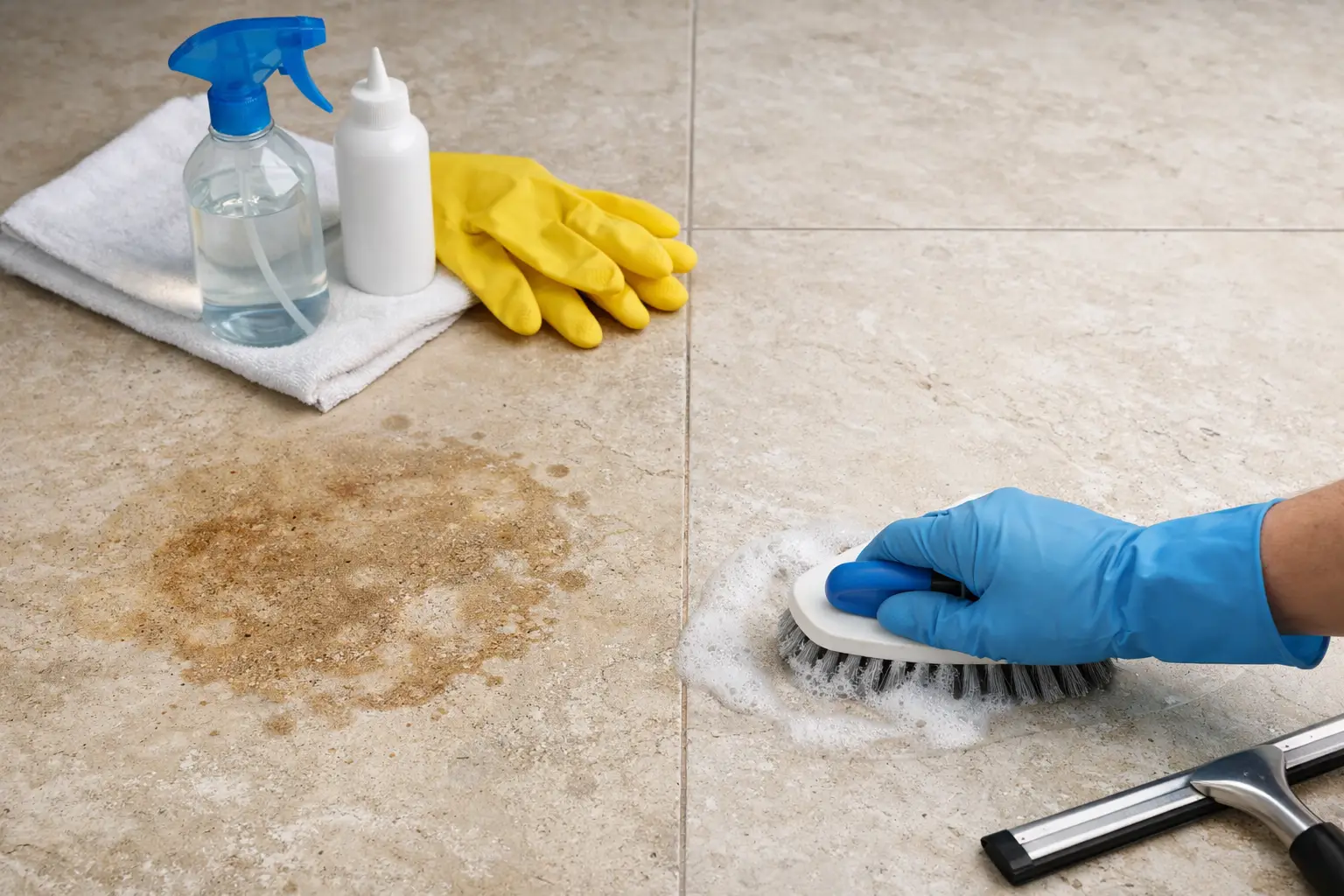 Limestone Stain Removal Done Properly