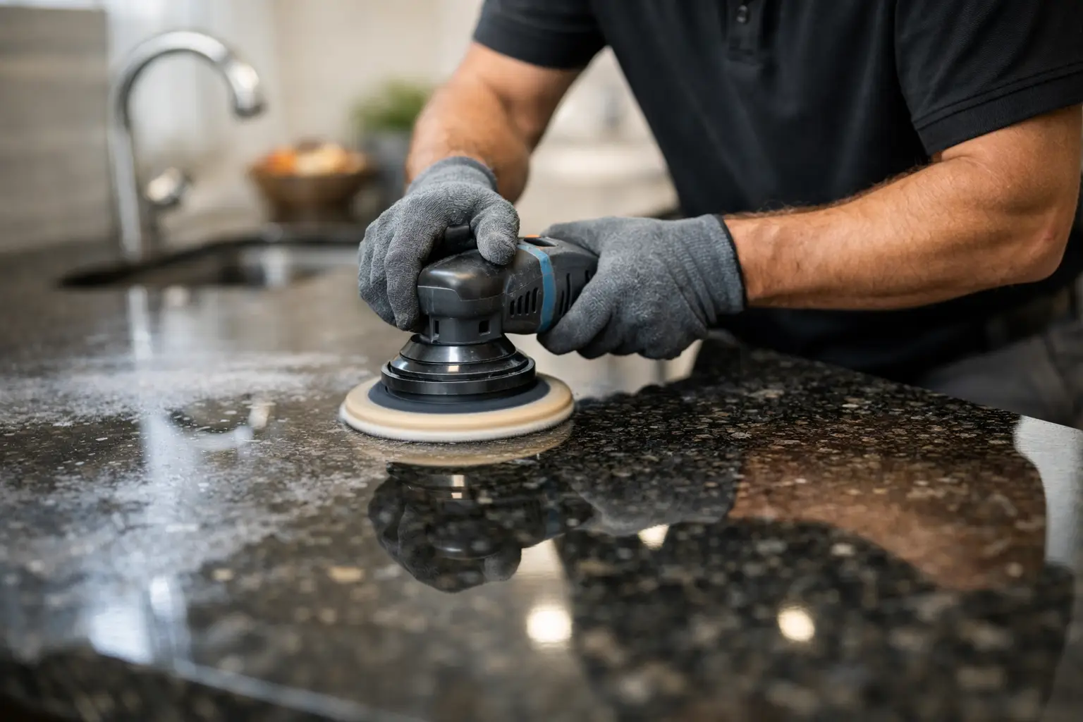 Granite Benchtop Polishing Done Properly