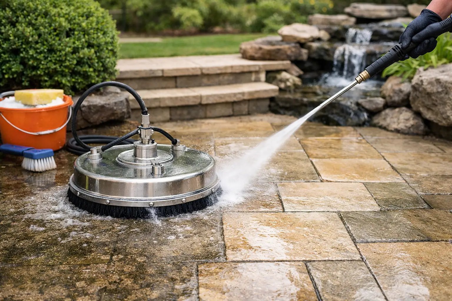 Outdoor Stone Cleaning Done Properly