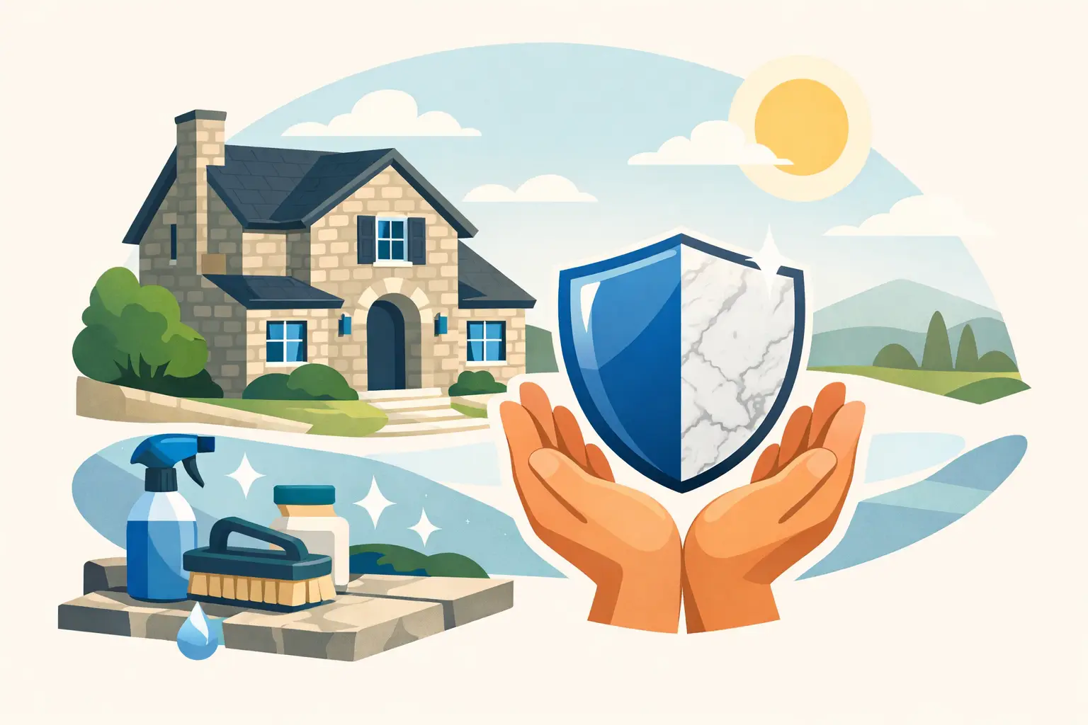 Stone Home Care That Protects Your Investment