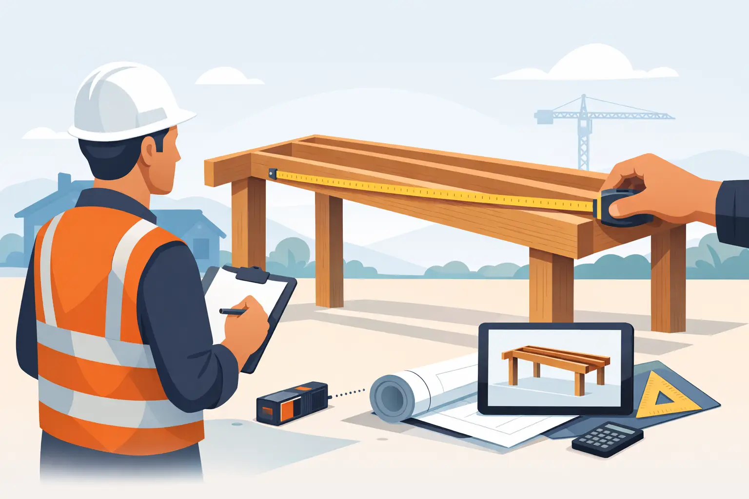 How to Calculate Timber Span Length on Site