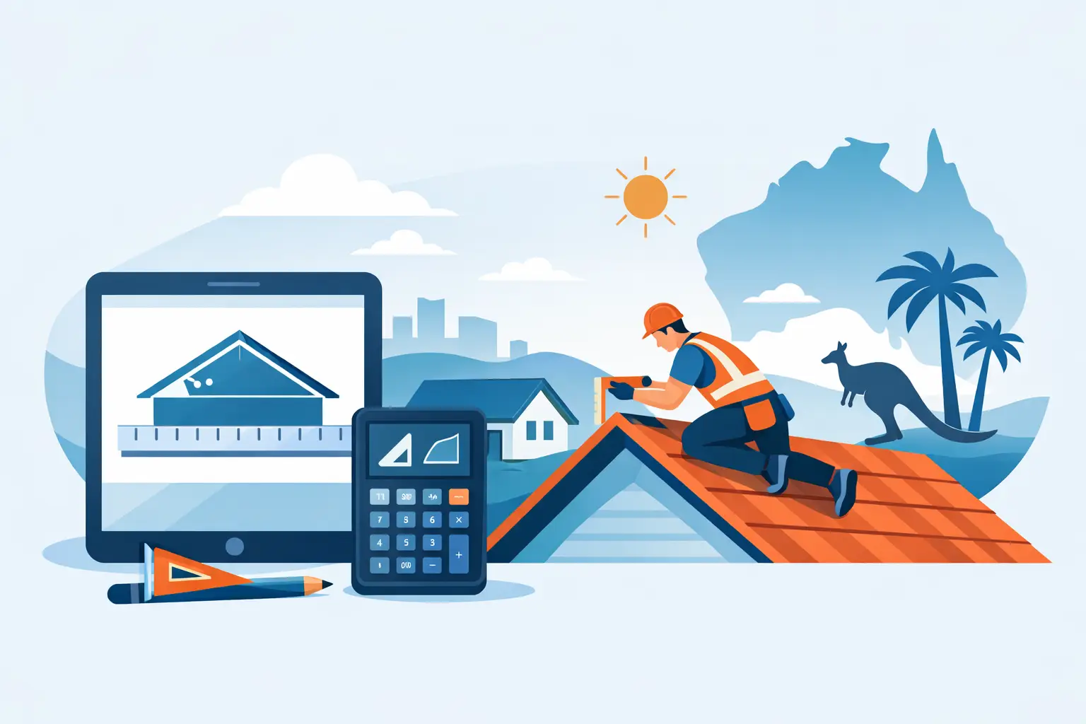 Roof Pitch Calculator Australia for Site Work