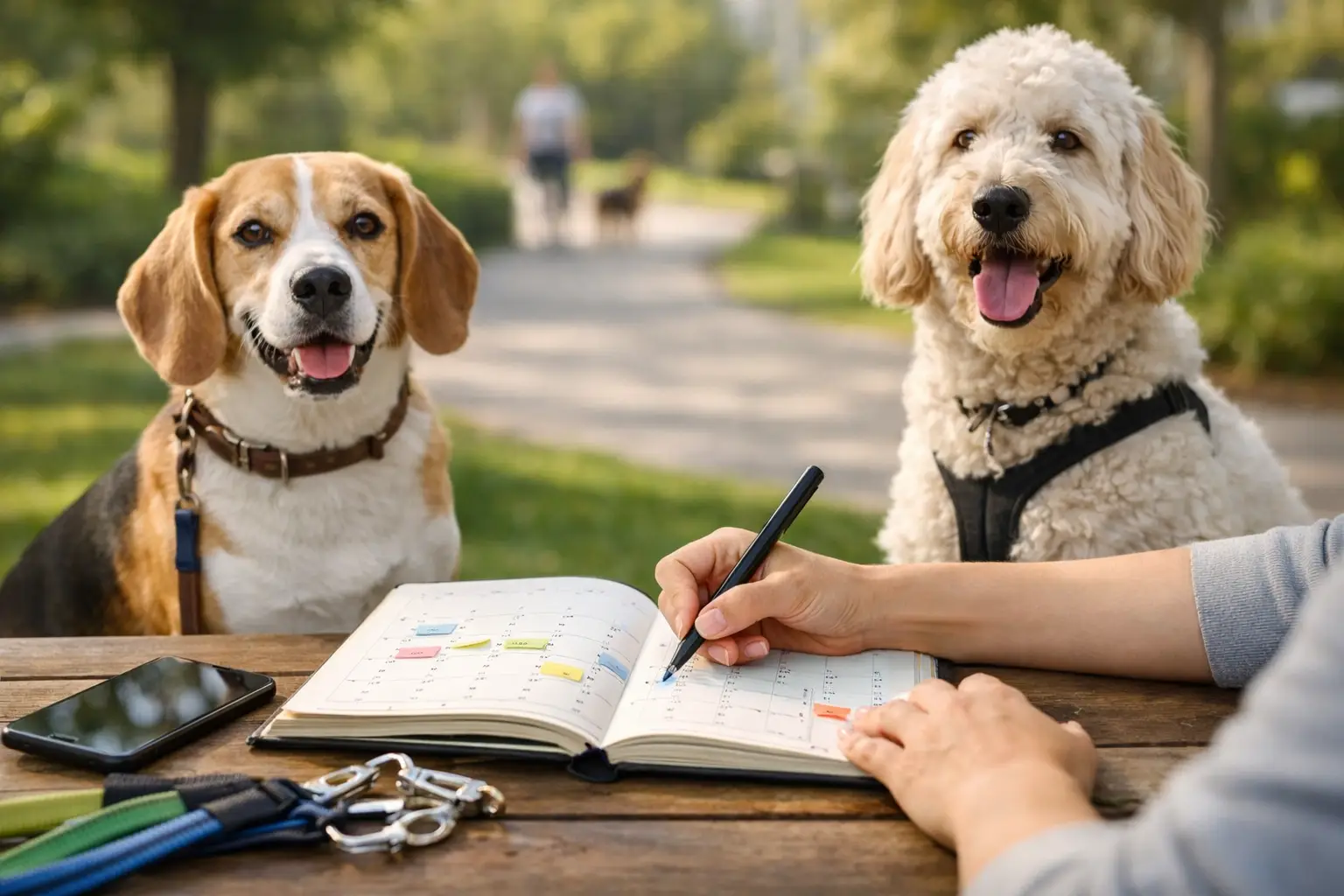How to Build a Recurring Dog Walking Schedule