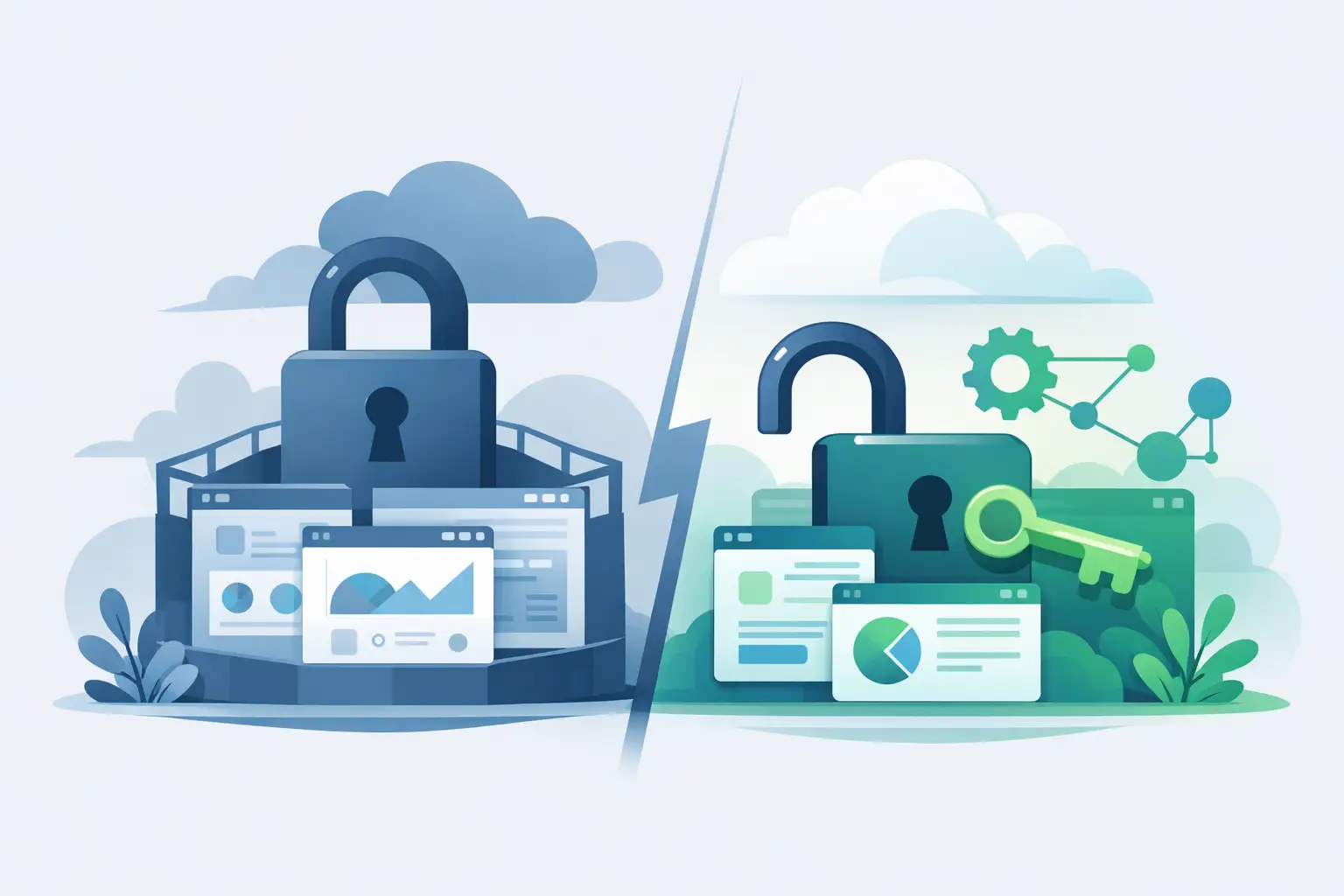 Alternativa a software SaaS cerrado