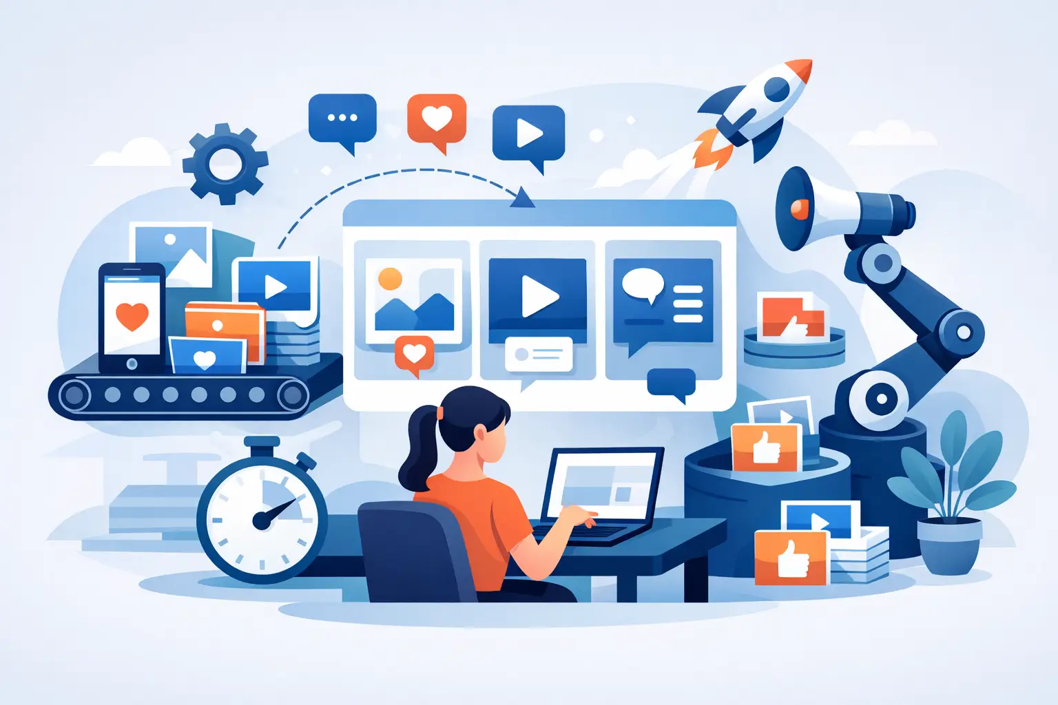 How to Batch Create Social Media Content Fast