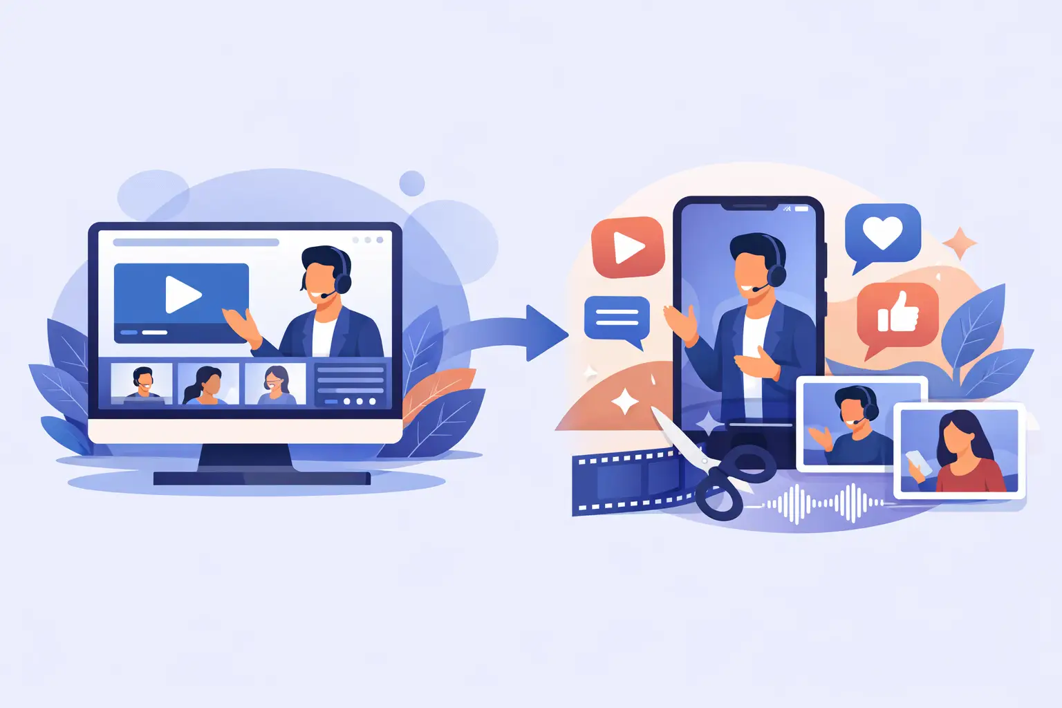 How to Turn Webinar Into Social Clips Fast
