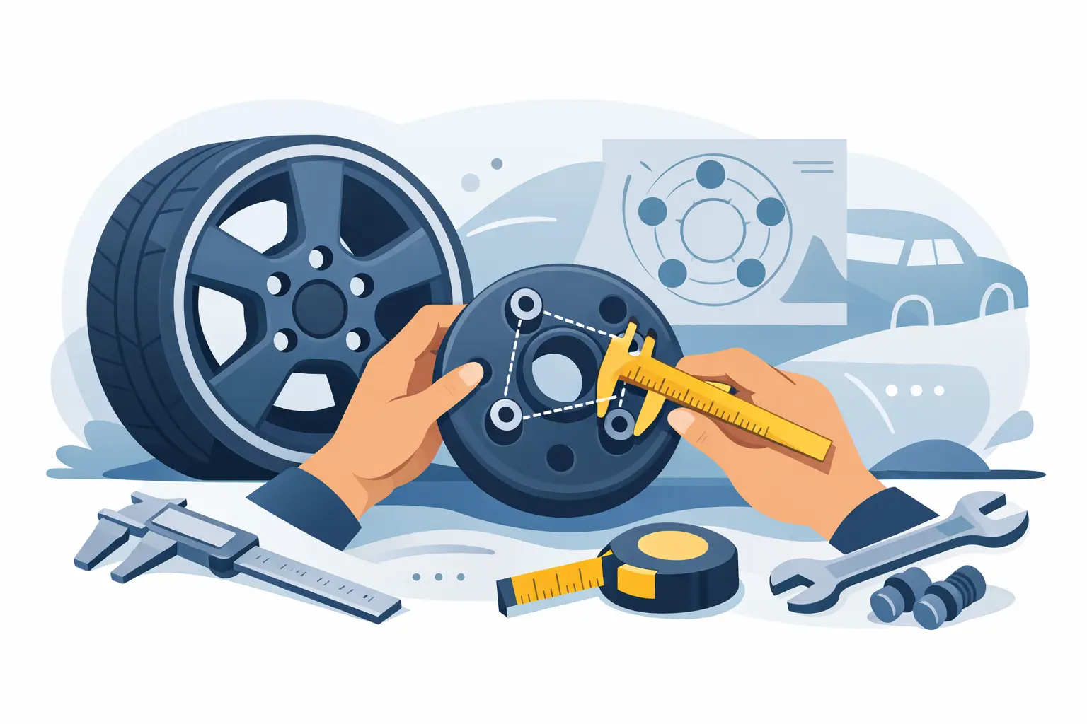 Comment mesurer le bolt pattern facilement