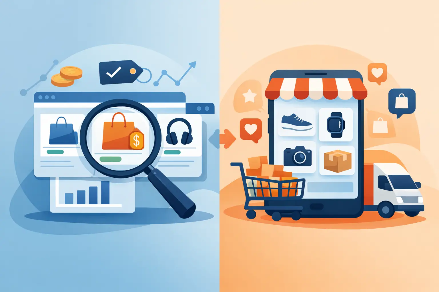 Price Comparison Versus Marketplaces: Which Helps?