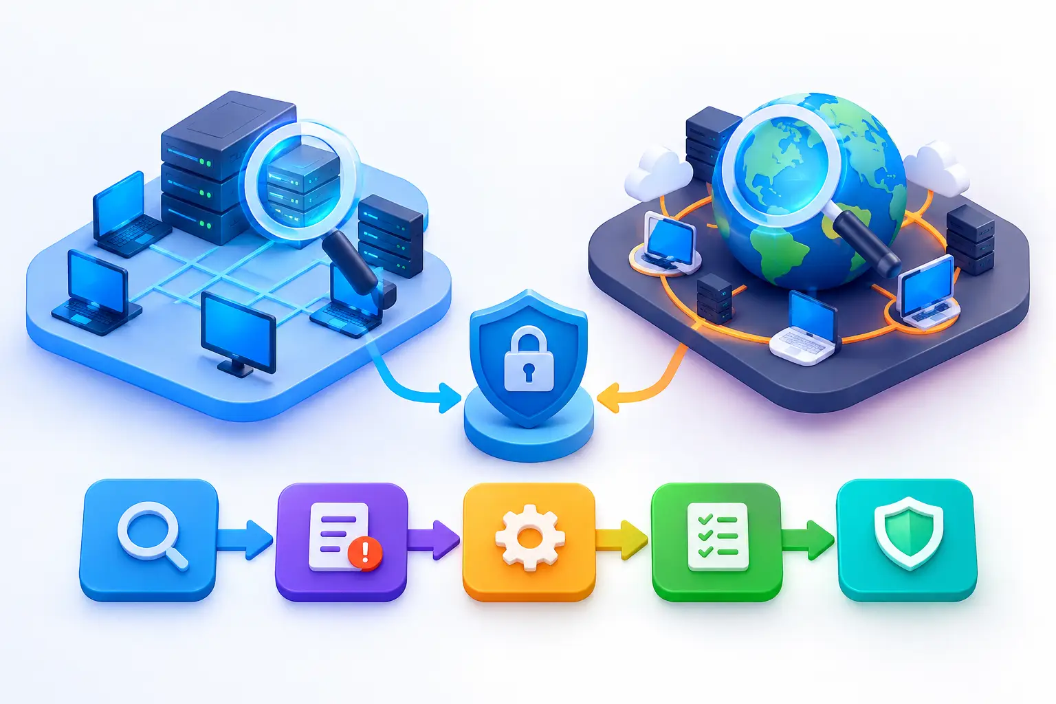 Internal Versus External Vulnerability Scanning