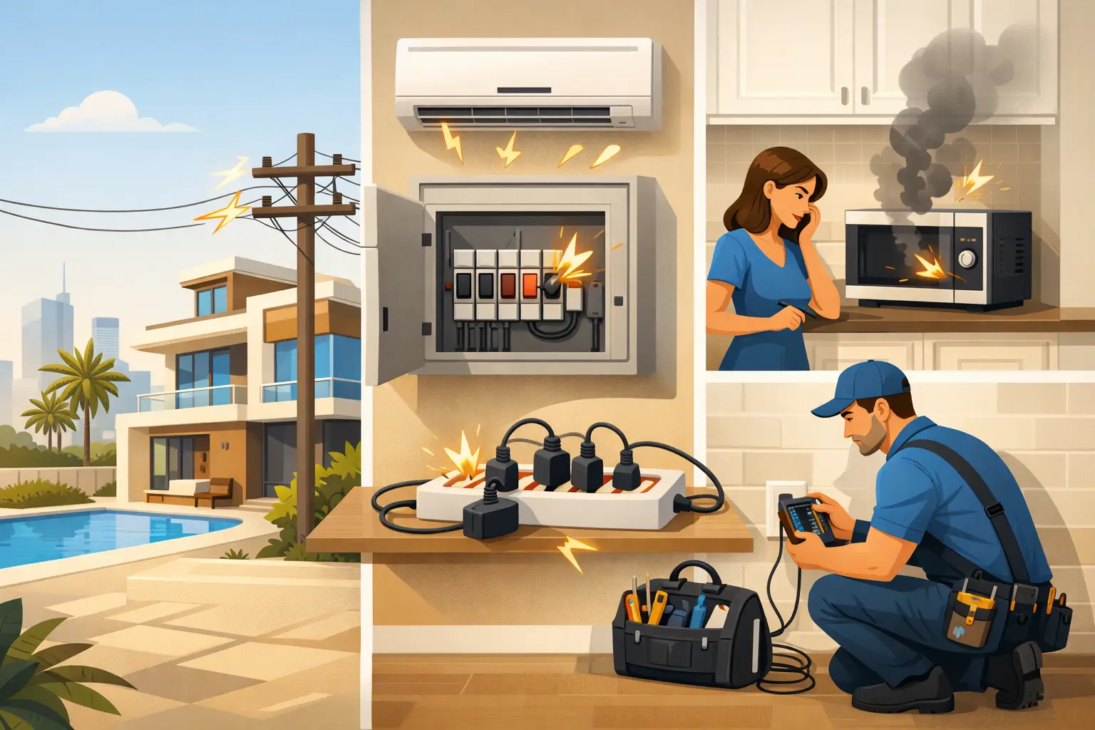 Top Causes of Circuit Tripping in Kuwait Homes