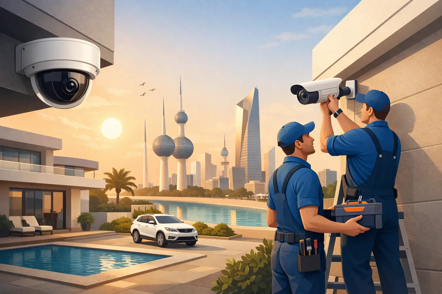 Can CCTV Cameras Work Outdoors in Kuwait?