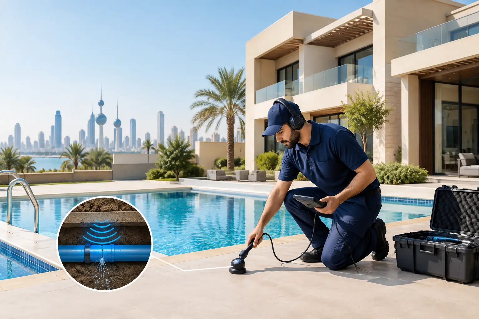 Villa Leak Detection Case Study in Kuwait