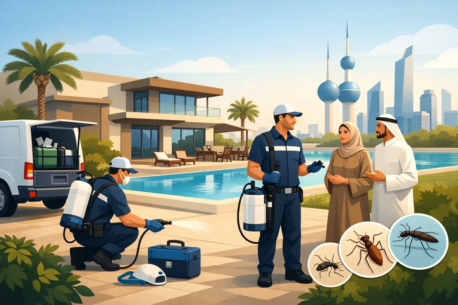 How to Arrange Pest Treatment in Kuwait