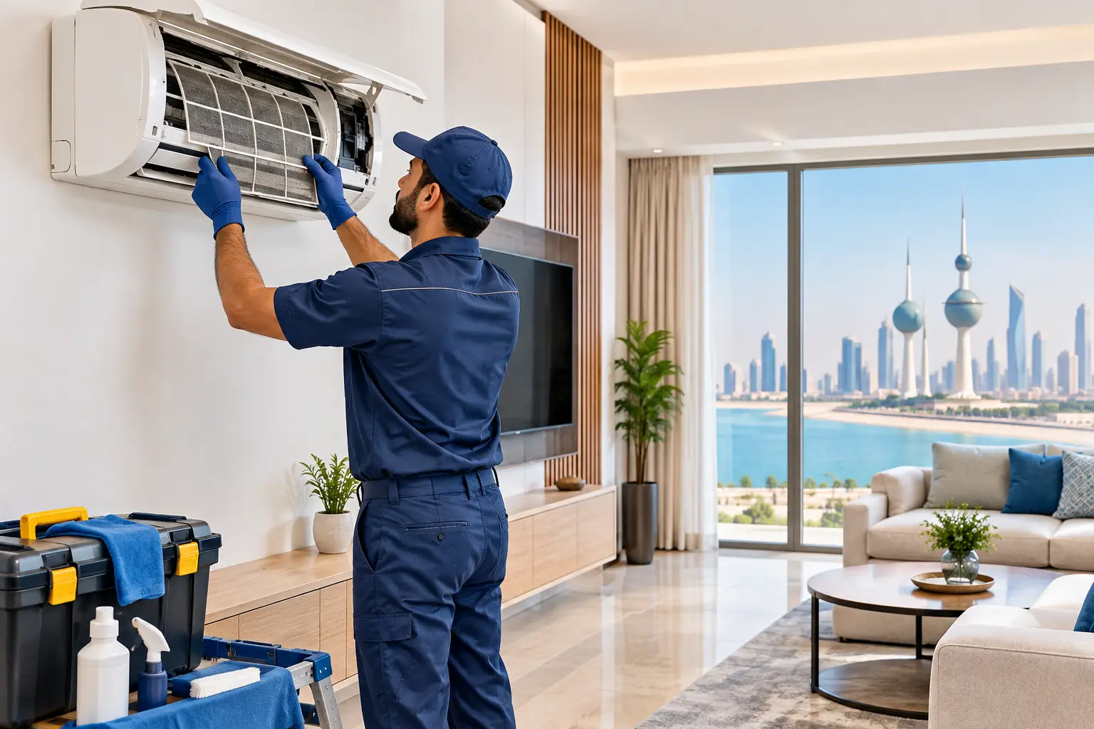What AC Service Includes in Kuwait Homes