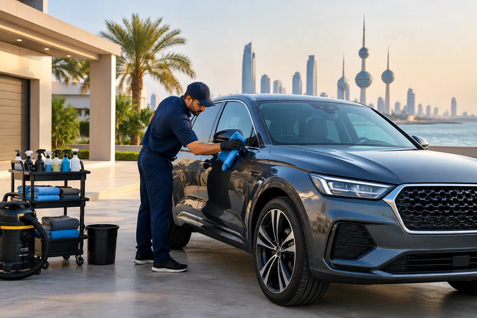 Vehicle Detailing Service Checklist in Kuwait