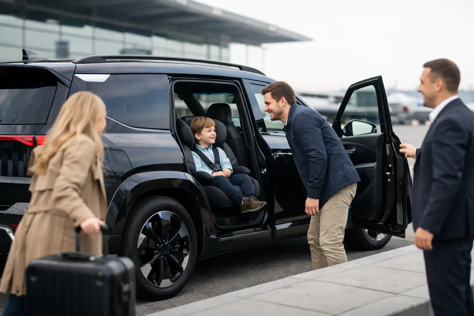Schiphol taxi met kinderzitje boeken