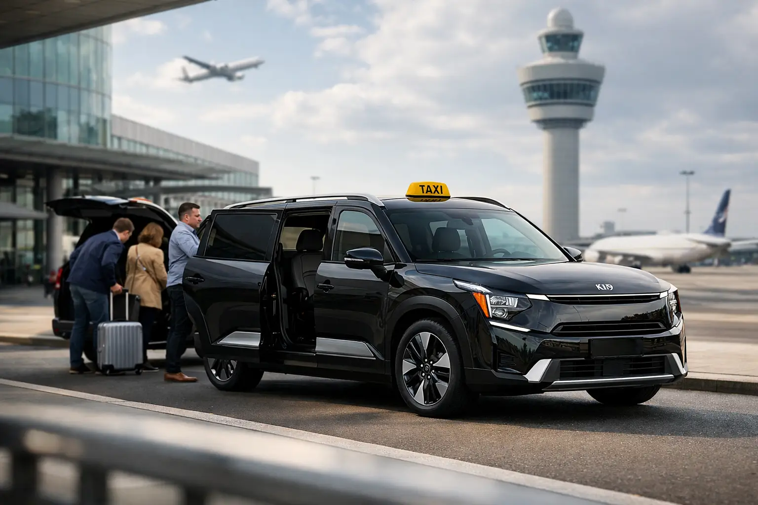 Taxi van Velsen naar Schiphol boeken