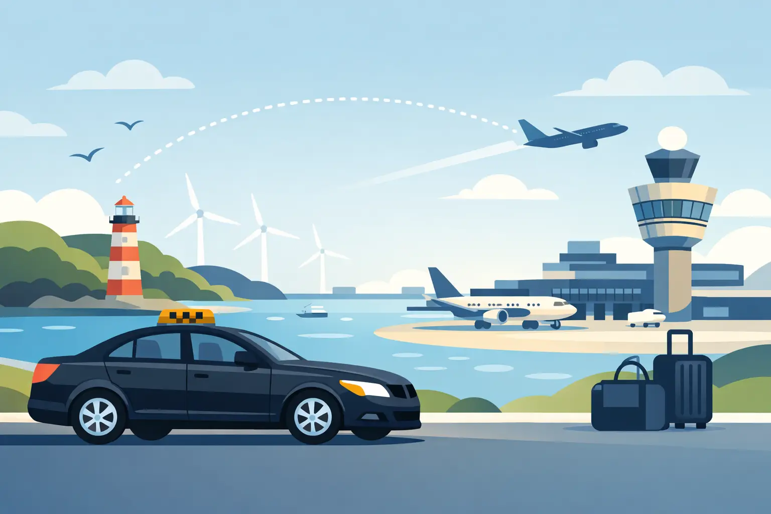Wat kost een taxi naar Schiphol vanuit IJmuiden?
