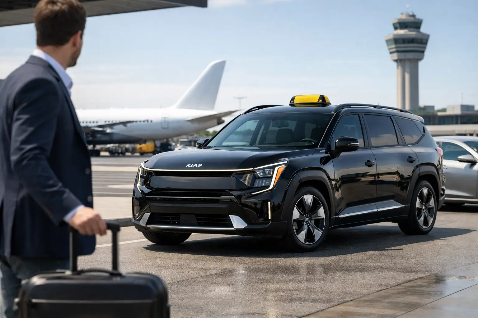 Taxi of eigen auto naar de luchthaven?