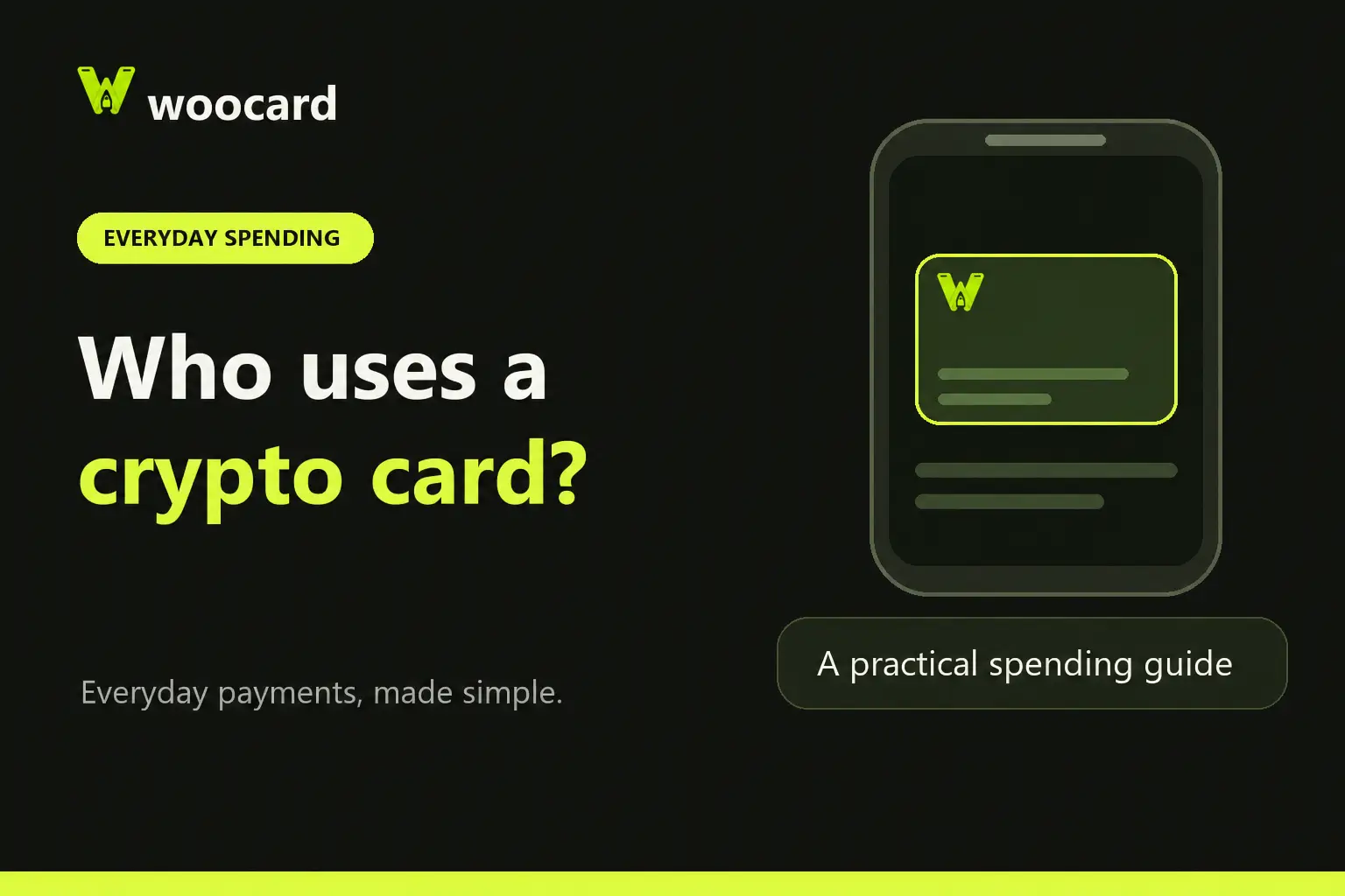 What a Crypto Card Does for Daily Spending