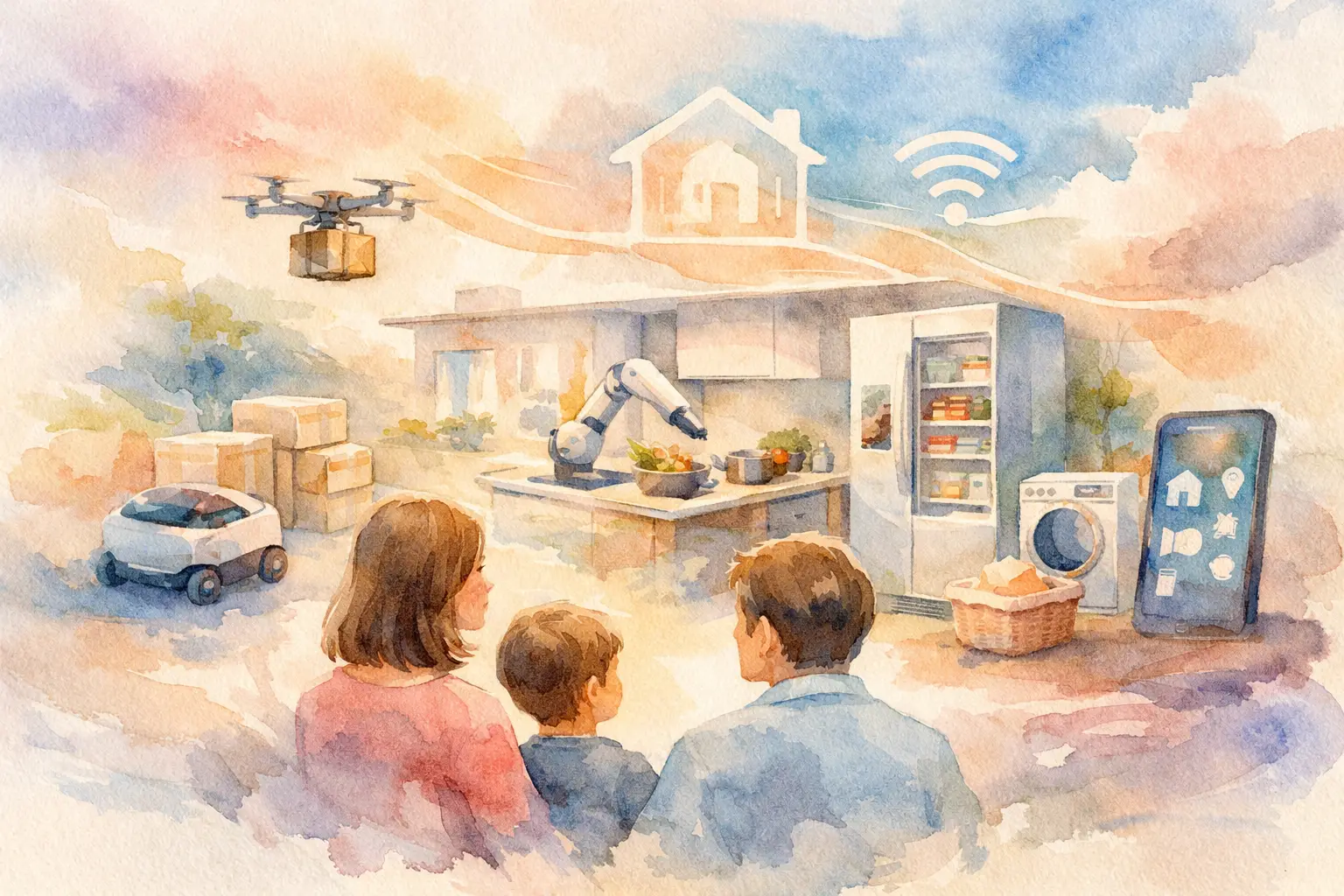 Il futuro della logistica familiare in casa