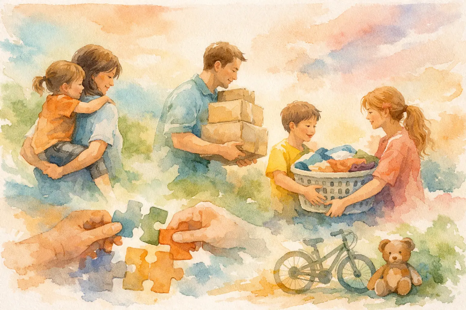 Guida per famiglie con carichi condivisi