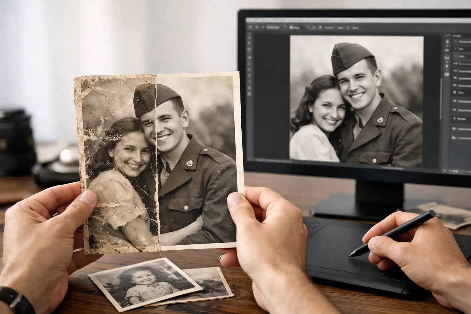 How Does Photo Restoration Work on Old Photos?