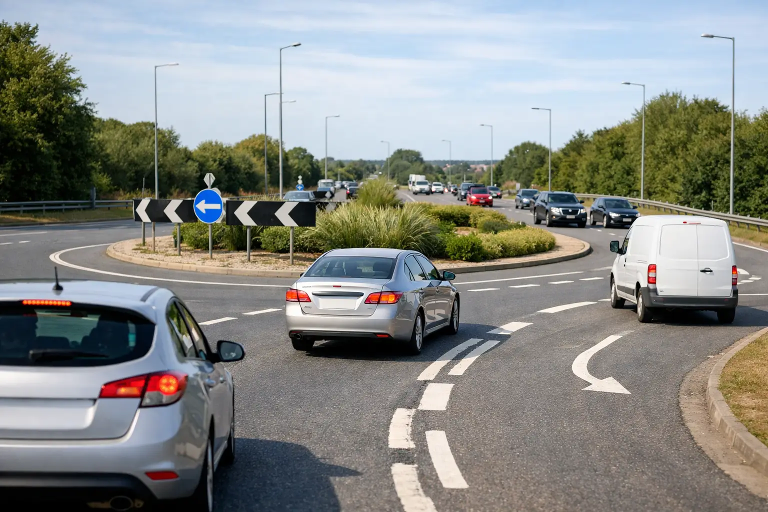 Roundabout Lane Discipline Lesson Peterborough