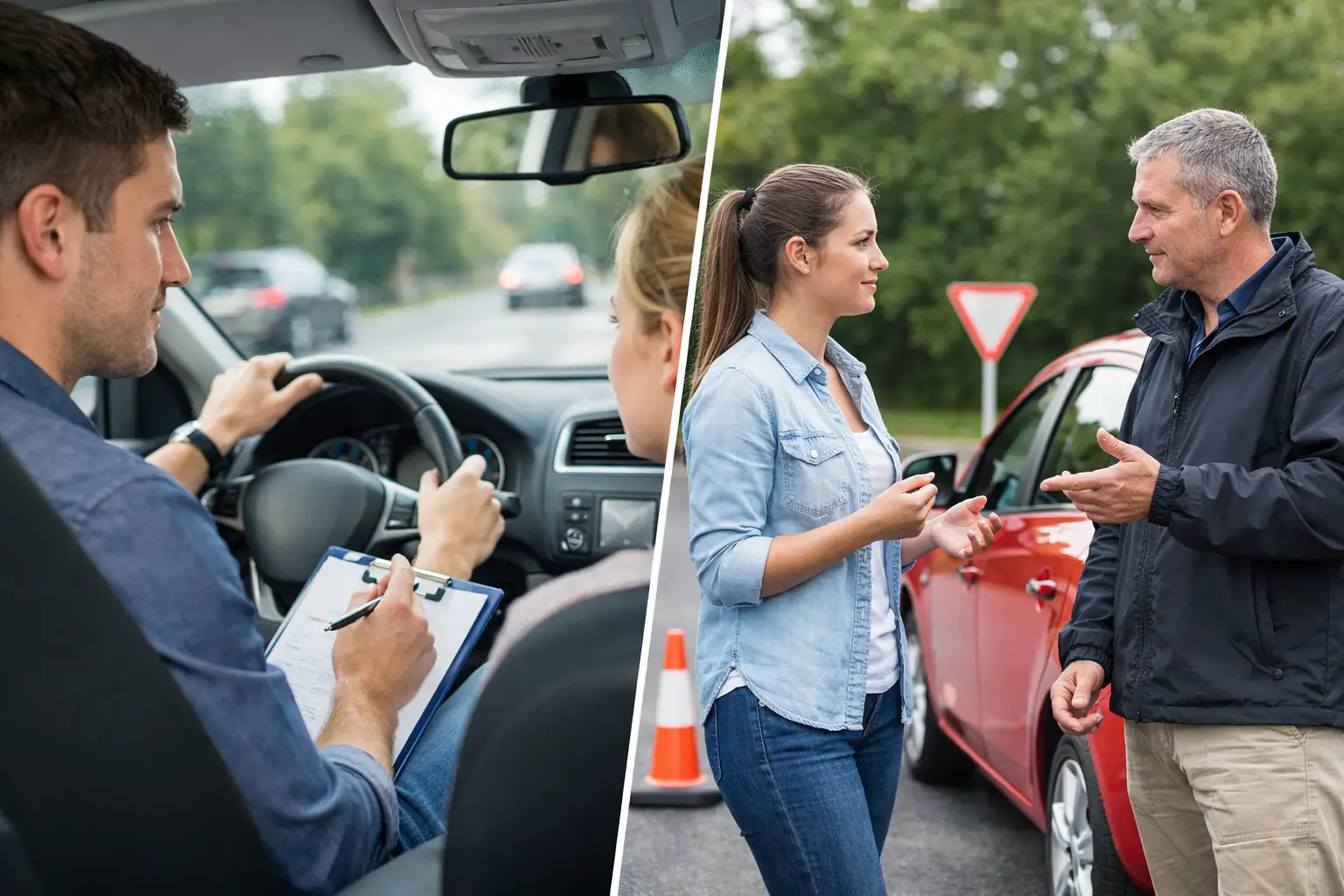 Mock Test vs Driving Test Preparation Session