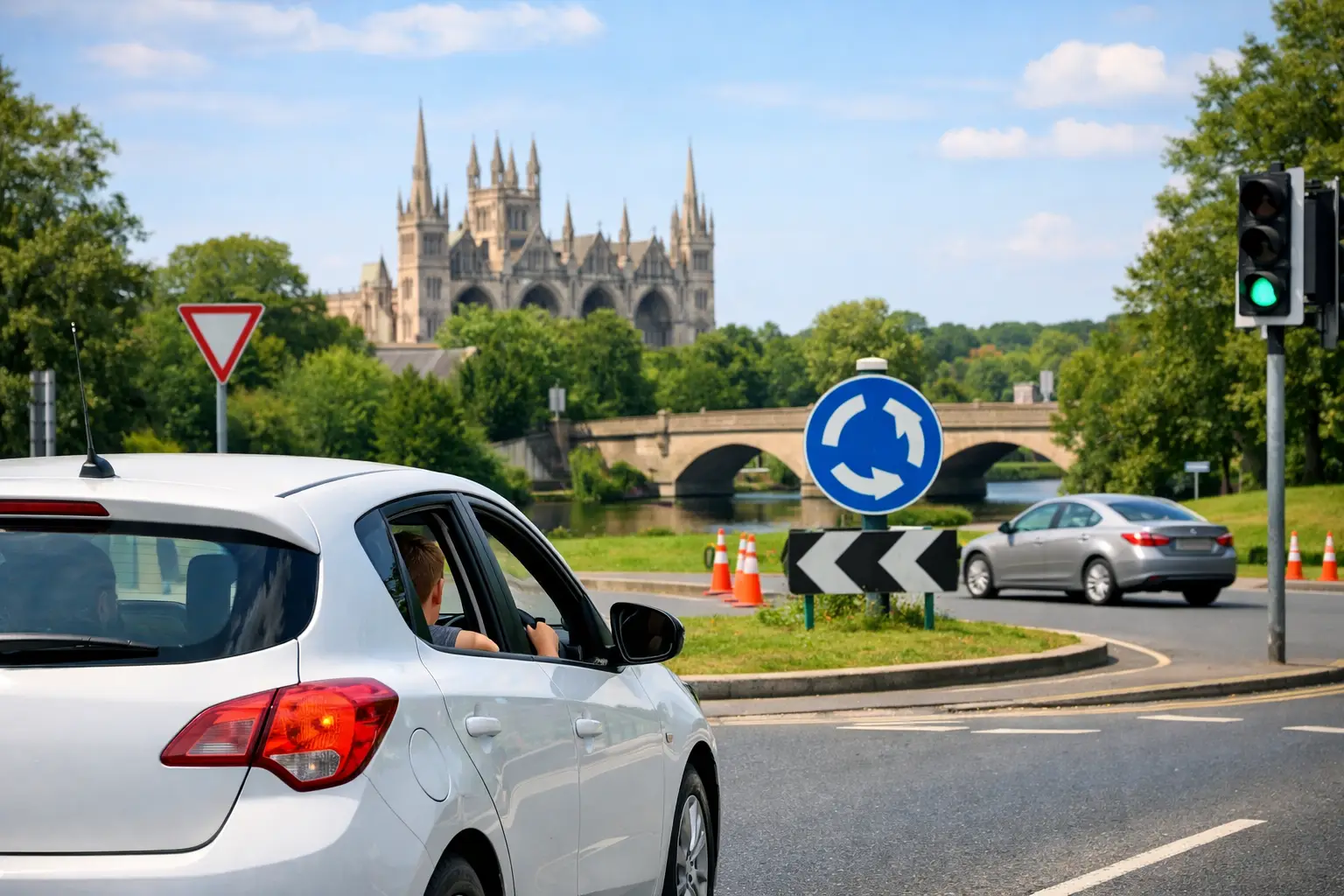Best Driving Practice Routes in Peterborough