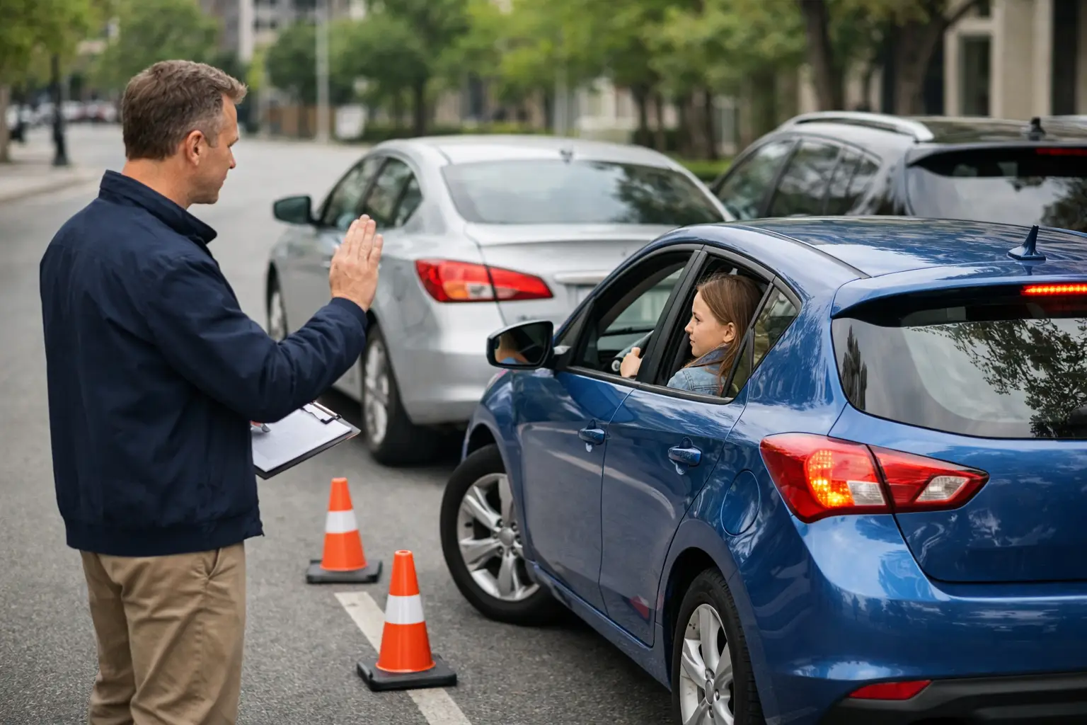 Parallel Parking Lesson Step by Step