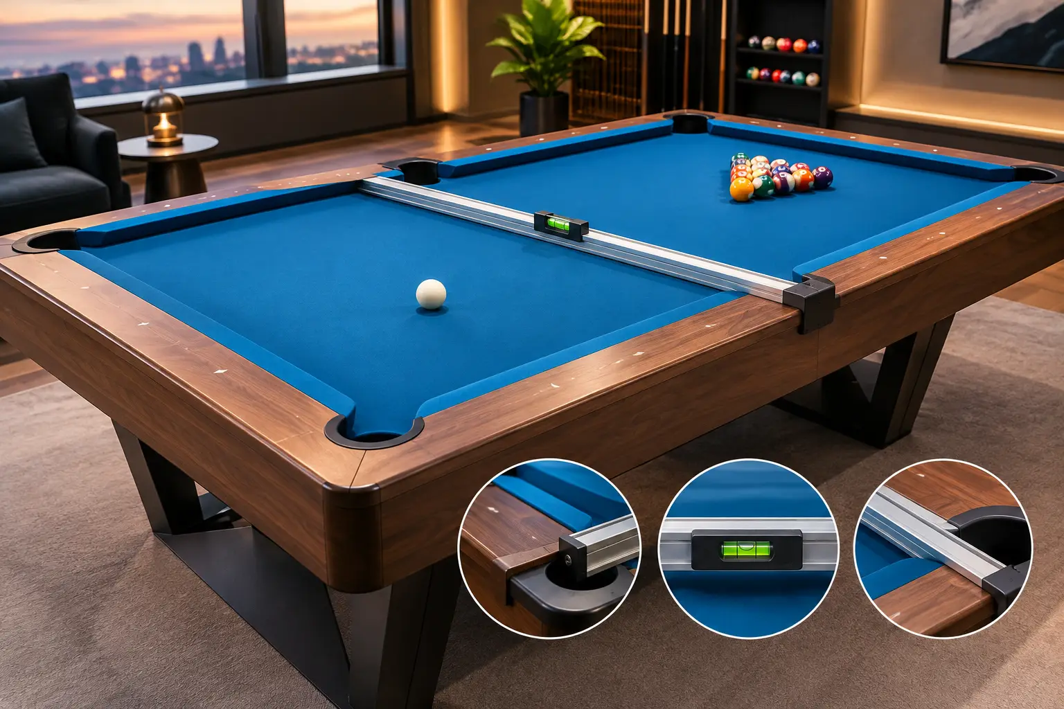 Rail Alignment for a Pool Table That Plays True