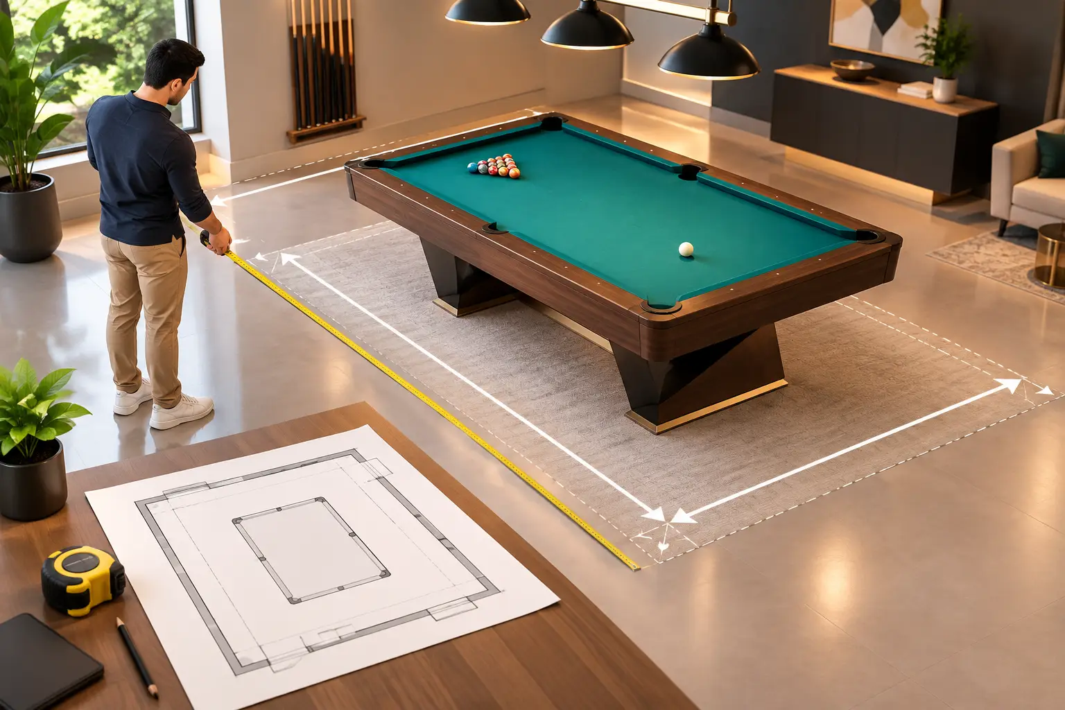 How to Measure Billiard Space Before You Buy