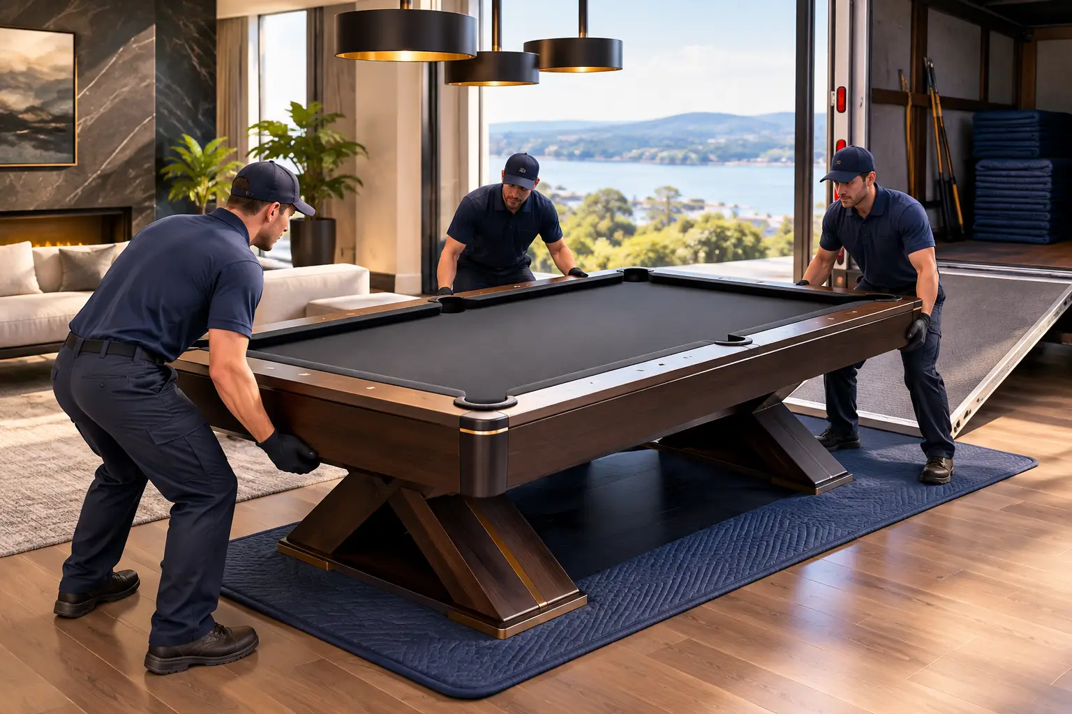 Westchester Billiard Delivery Example: Done Right
