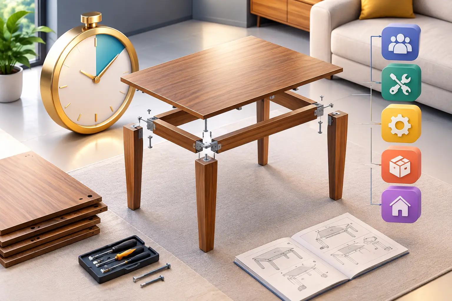 Table Reassembly Duration: What Changes the Timeline