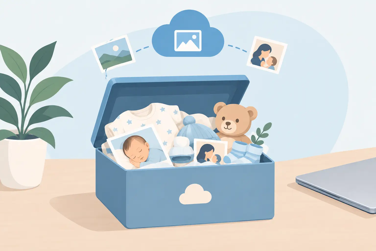 How to Create a New Baby Digital Time Capsule