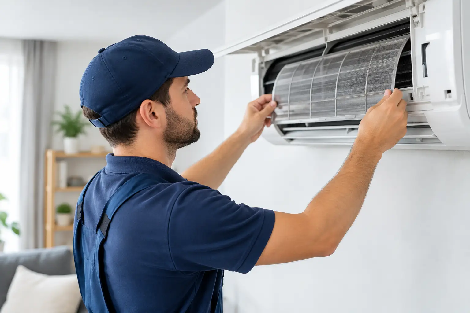 Mantenimiento de aire acondicionado en casa