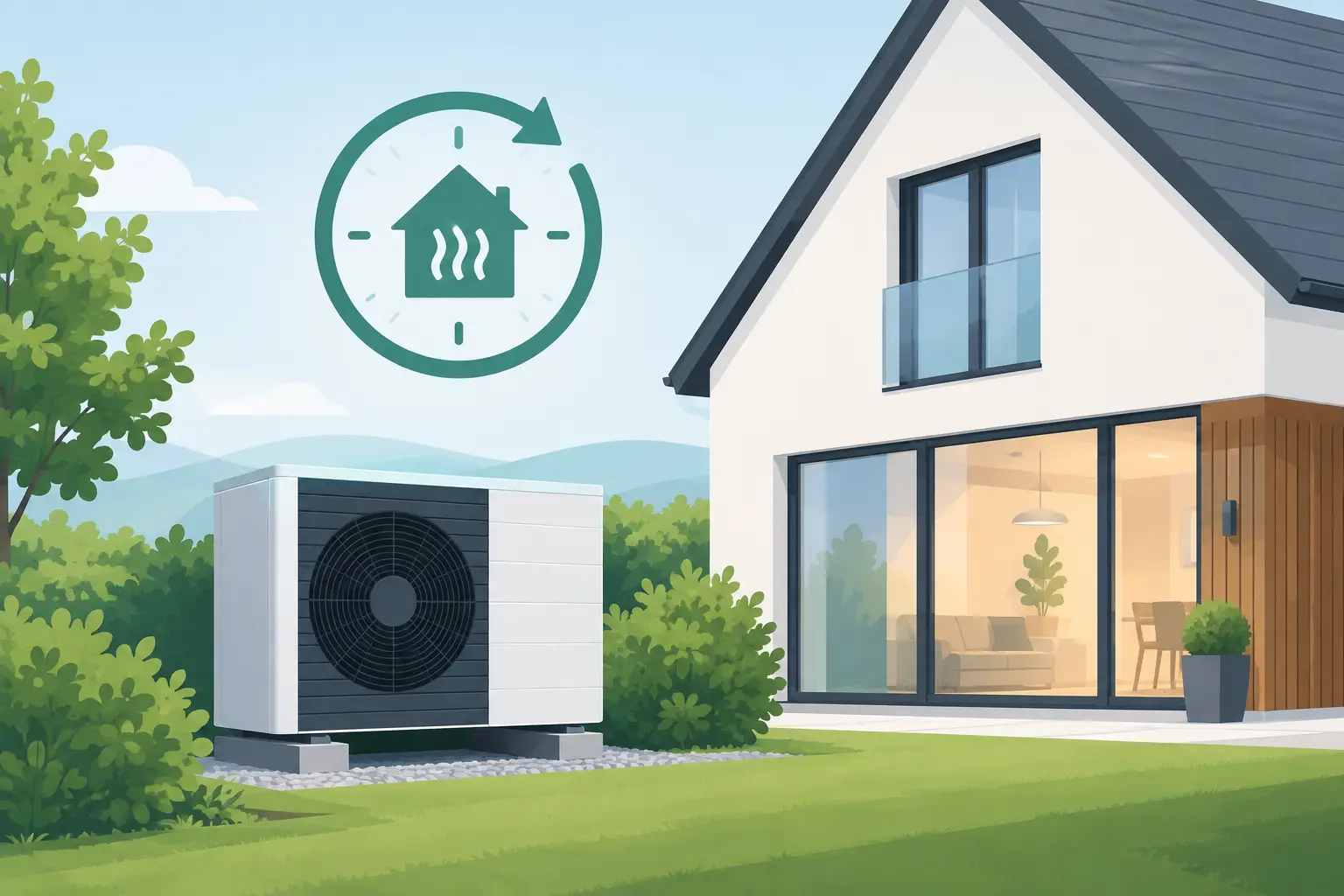 Wie lange hält eine Wärmepumpe im Haus?