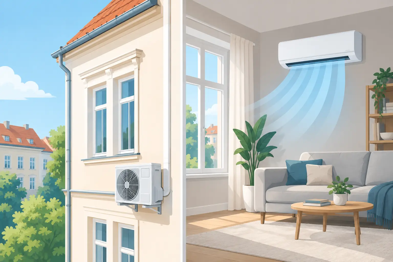 Klimaanlage nachrüsten: Altbau richtig kühlen