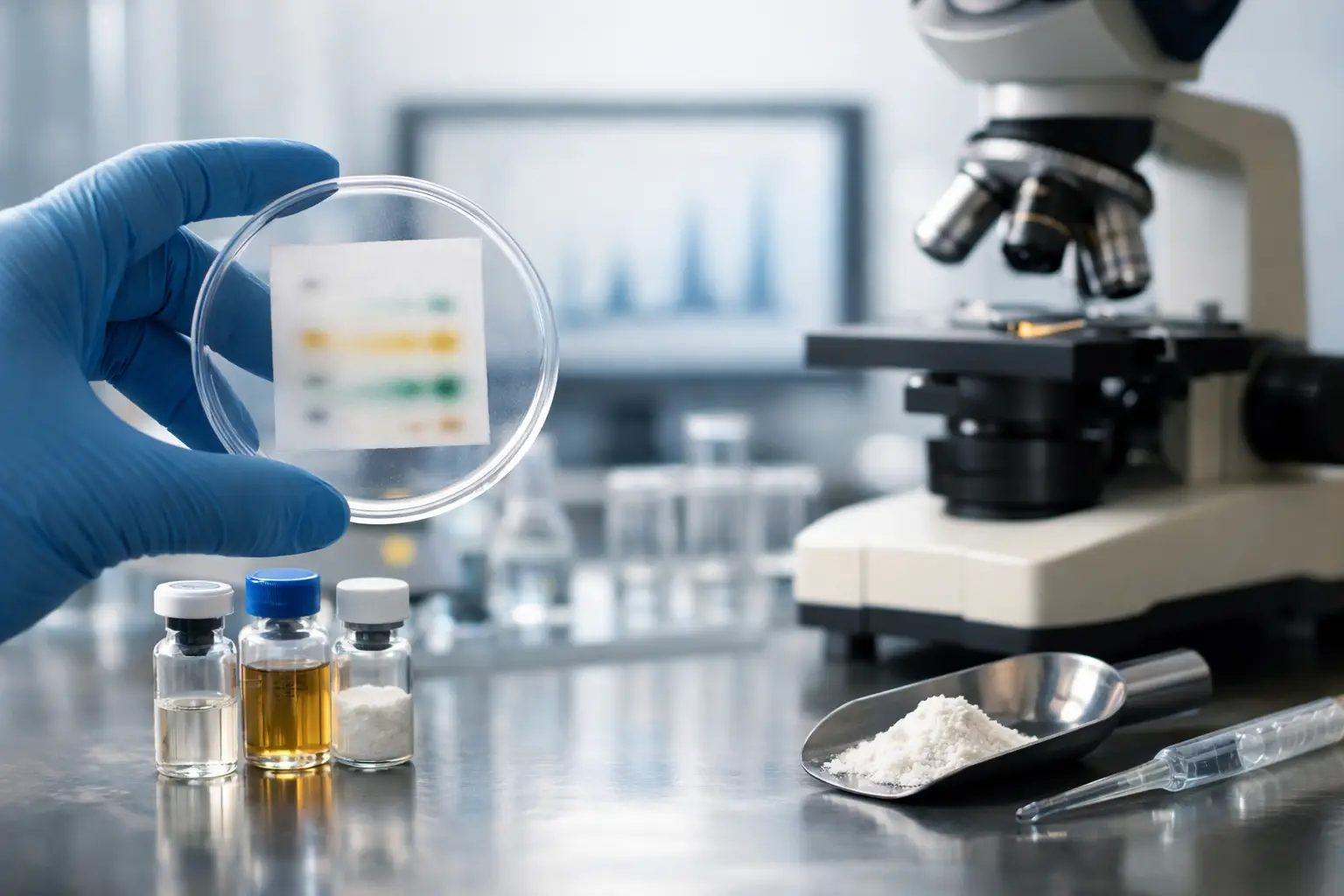 Cómo verificar pureza de péptidos con criterio