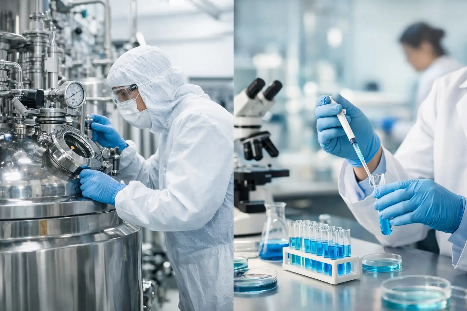 Fabricación GMP versus investigación: diferencias clave