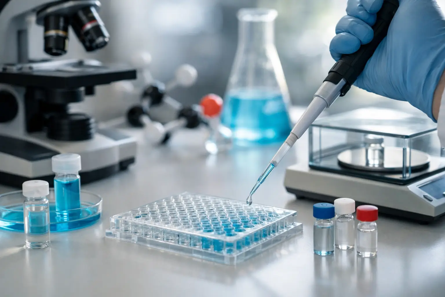 Cómo calcular concentración peptídica con precisión