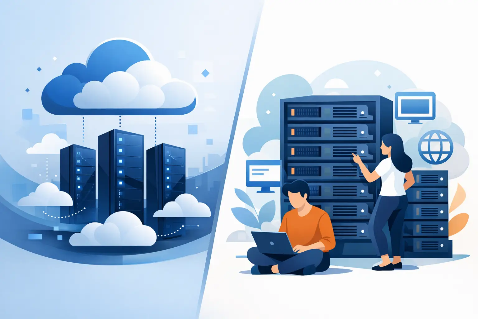 Cloud Server Versus Shared Hosting Compared
