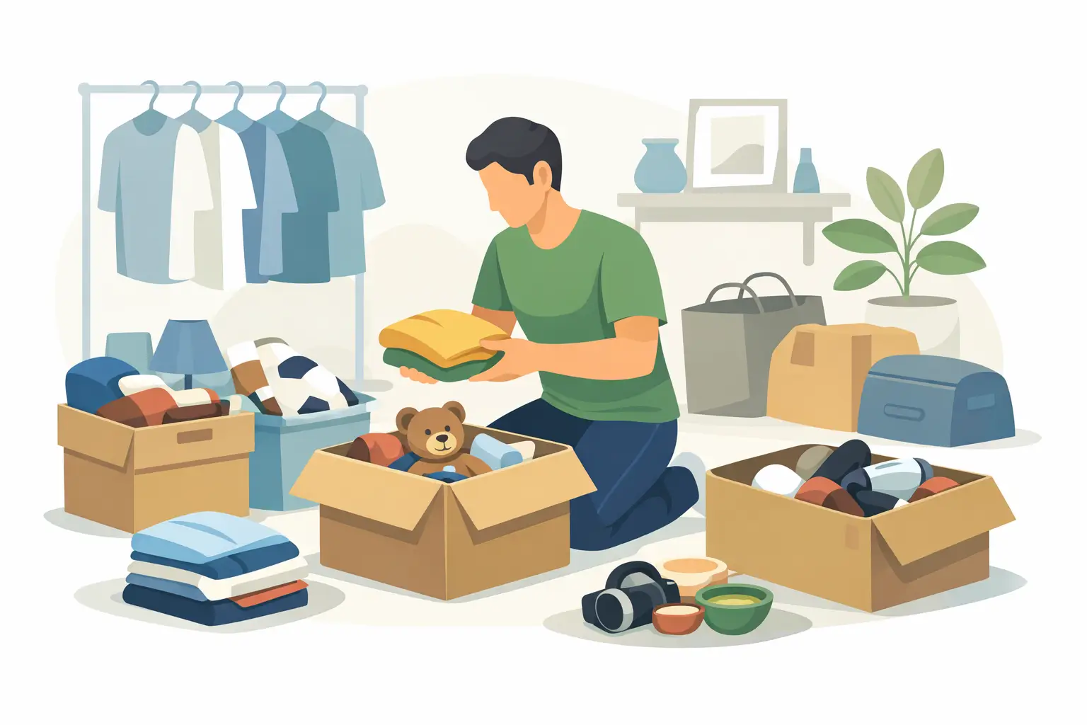 How to Sort Items for Donation Before a Cleanout
