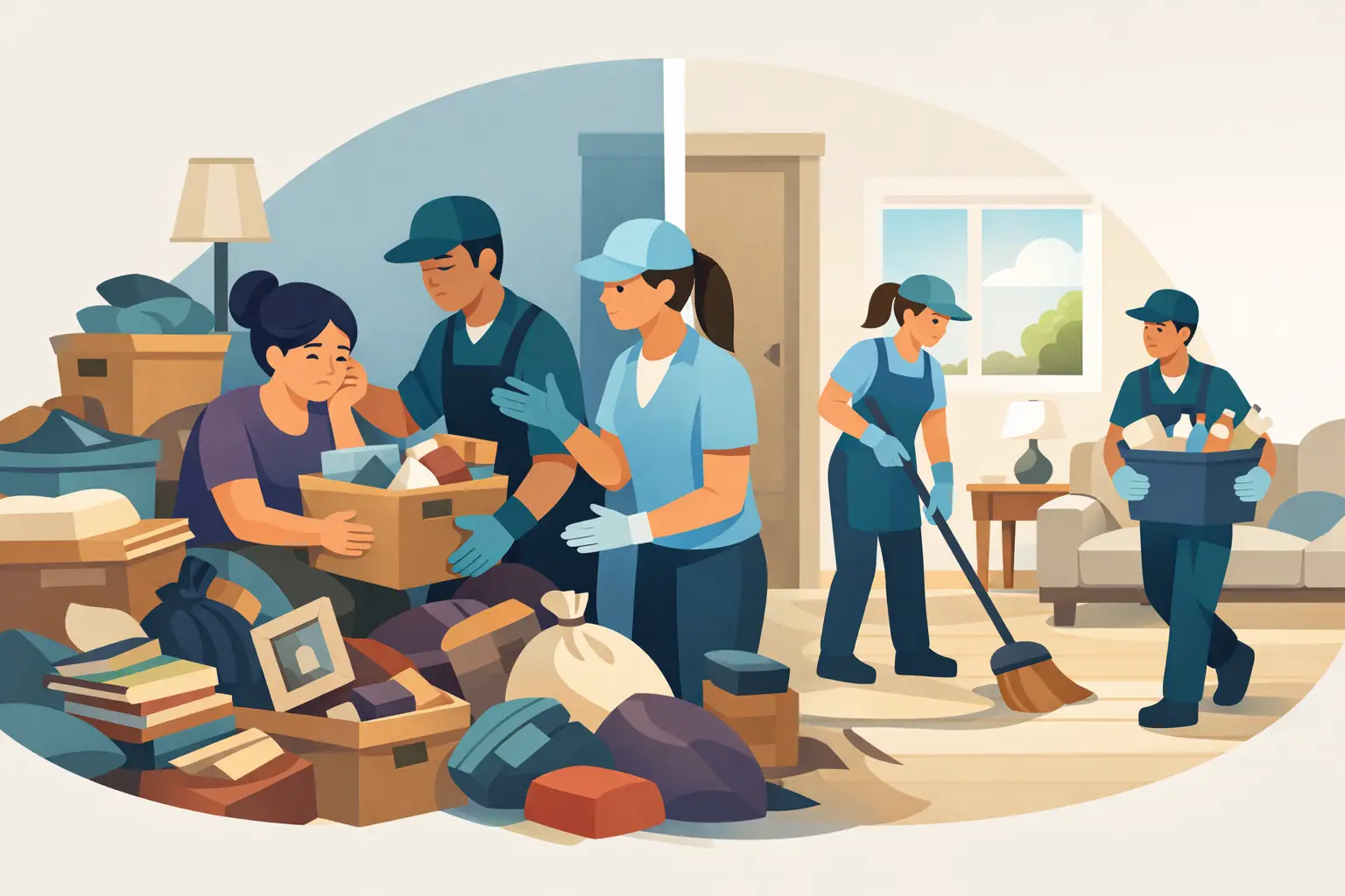 Hoarder Cleanout Help That Respects the Home
