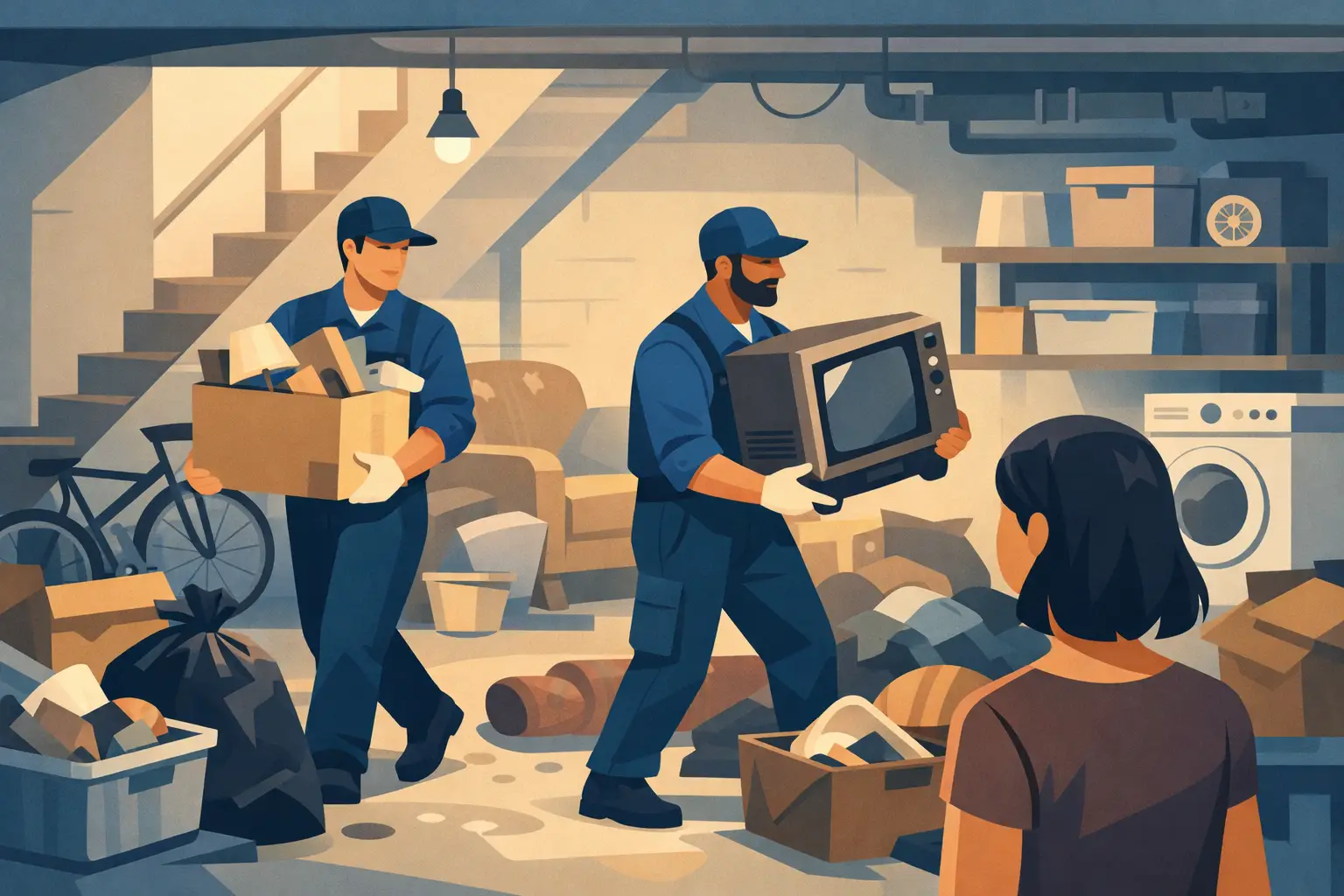 When to Call a Basement Cleanout Service
