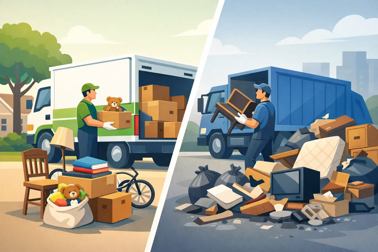 Donation Pickup vs Junk Removal: Which Fits?
