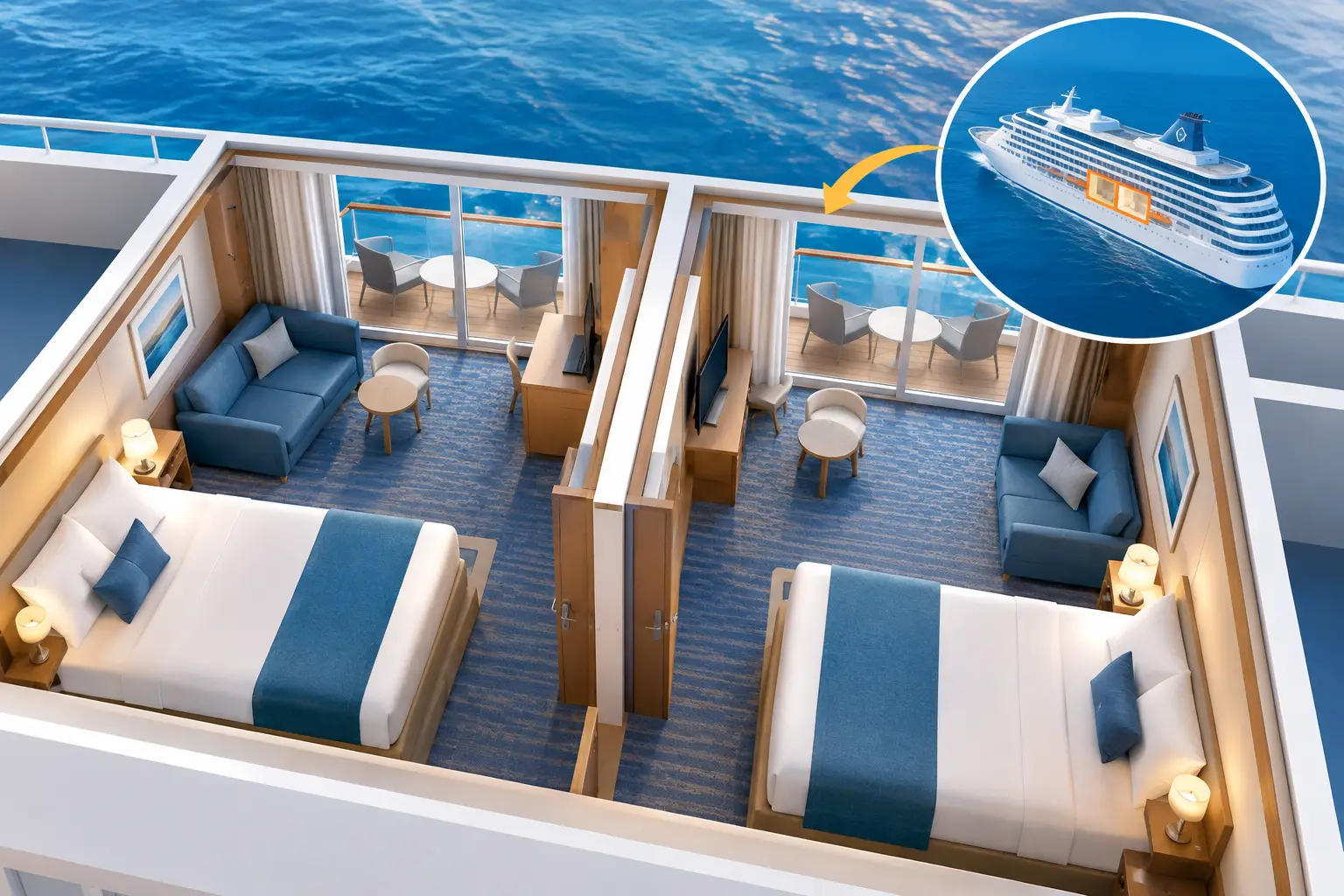 How to Book Adjoining Cabins on a Cruise