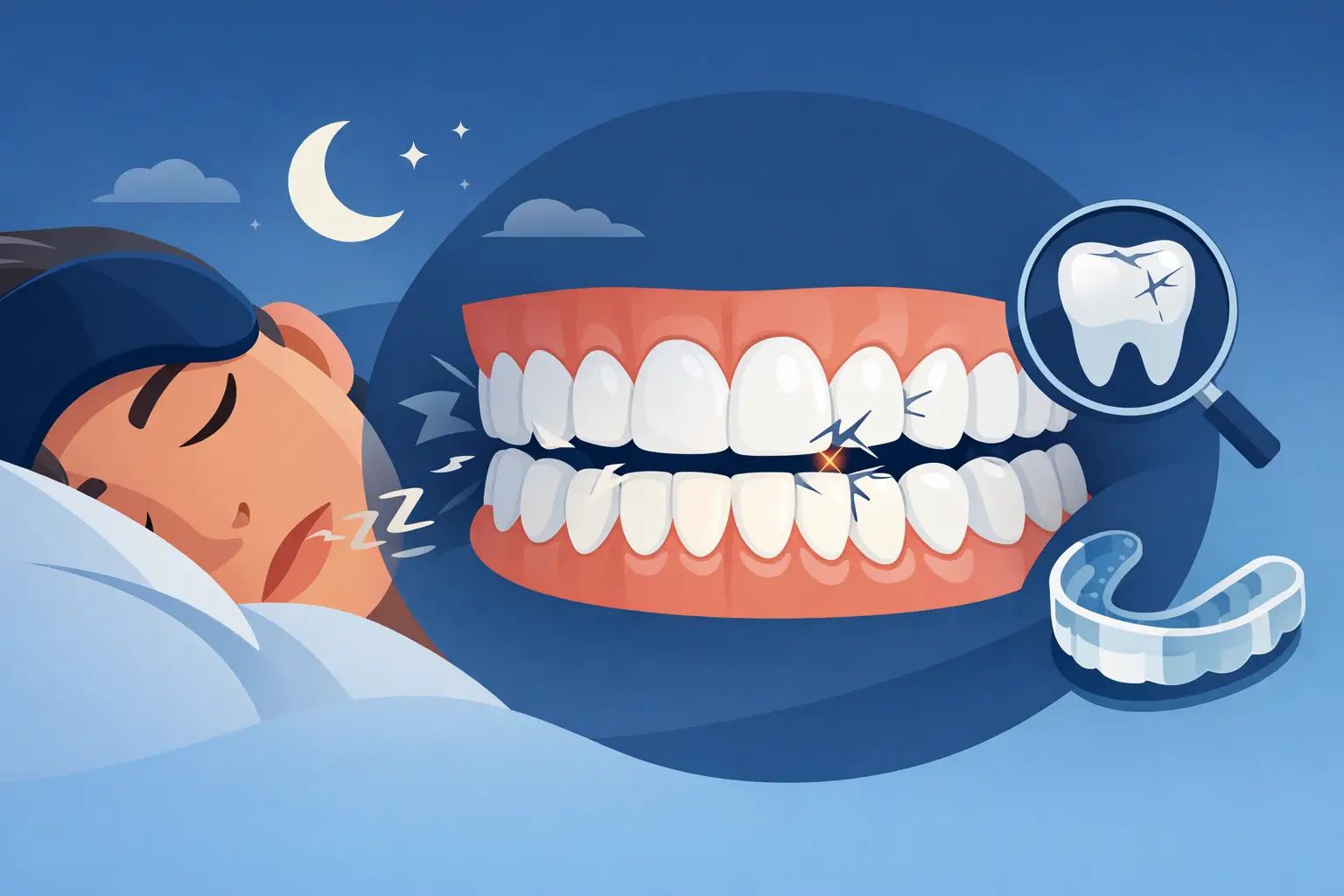 Como tratar desgaste dentário noturno